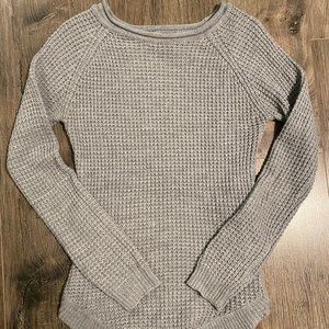 Grey Knit Sweater (Size Small)